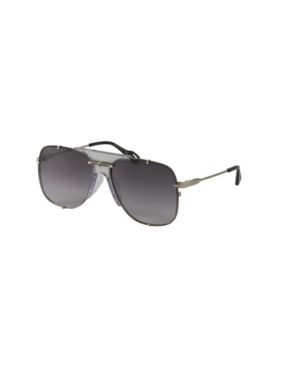 Gucci GG0739S 001 Square Shape Aviator Gris Degradado
