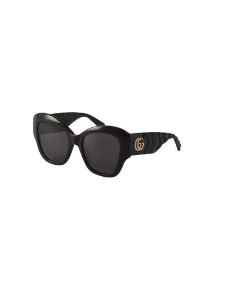 Gucci Gg0808S 001 Square Shape Negro Dorado