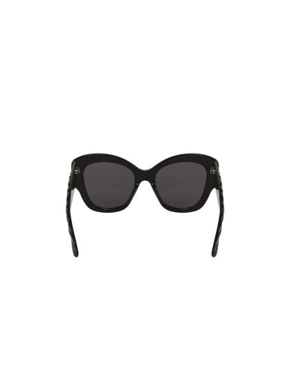 Gucci Gg0808S 001 Square Shape Negro Dorado