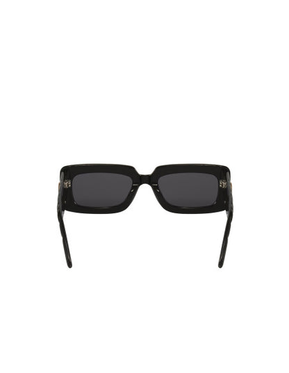 Gucci Gg0811S 001 Square Shape Negro Dorado