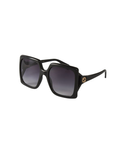 Gucci GG0876S 001 Square Oversized Negro Degradado Dorado