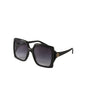 Gucci GG0876S 001 Square Oversized Negro Degradado Dorado