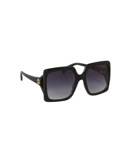 Gucci GG0876S 001 Square Oversized Negro Degradado Dorado