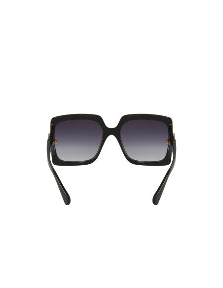 Gucci GG0876S 001 Square Oversized Negro Degradado Dorado