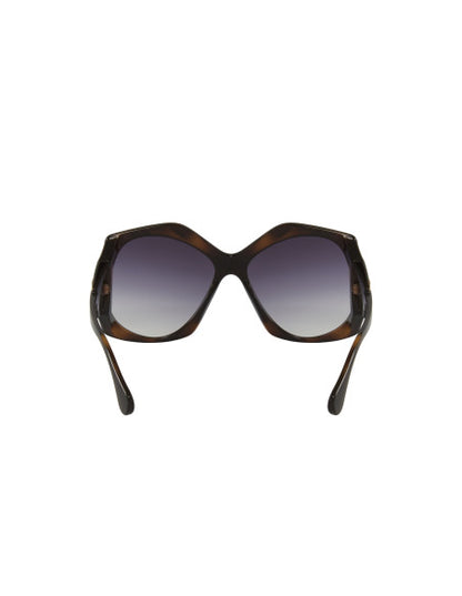 Gucci GG0876S 002 Square Oversized Carey Cafe Degradado
