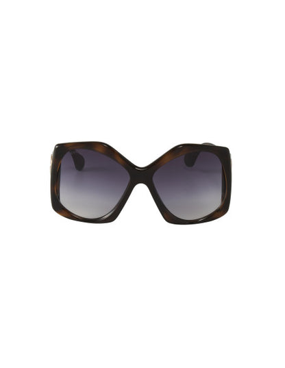 Gucci GG0876S 002 Square Oversized Carey Cafe Degradado