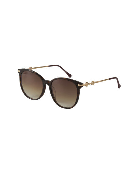 Gucci GG0885SA 002 Round Shape Cafe Degradado Dorado