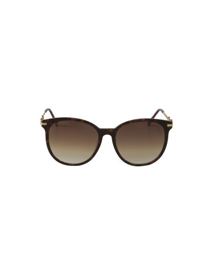 Gucci GG0885SA 002 Round Shape Cafe Degradado Dorado