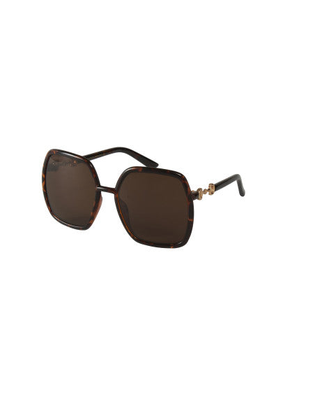 Gucci GG0890S 002 Shaque Shape Carey Dorado