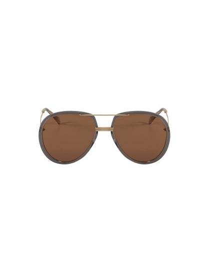 Gucci GG0904S 001 New Aviator Negro Dorado