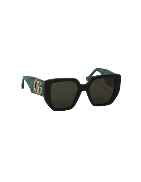 Gucci Gg0956S 001 Square Shape Negro Verde