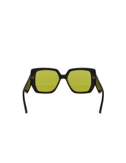 Gucci Gg0956S 004 Square Shape Ambar Negro Original