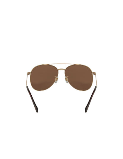 Gucci GG0969S 002 New Aviator Cafe Dorado