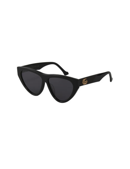 Gucci Gg1333S 01 Eye Cat Oversized Negro Dorado