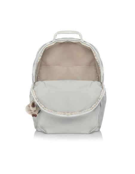 Kipling Seoul UP Laptop Backpack Kl3040 Bright Silver M10