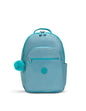 Kipling Seoul UP Laptop Backpack Kl5929 0M1 Natural Aqua Metallic M18