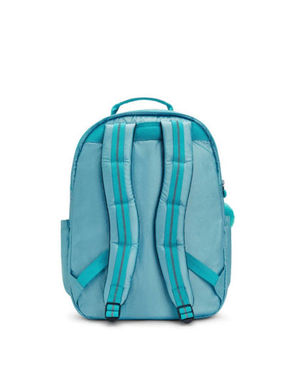 Kipling Seoul UP Laptop Backpack Kl5929 0M1 Natural Aqua Metallic M18