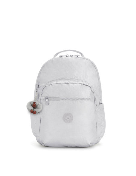 Kipling Seoul UP Laptop Backpack Kl5929 25S Bright Silver M15