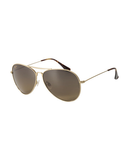 Maui Jim MJ-264-16 Mavericks Aviator Titanium Polarized Coffe