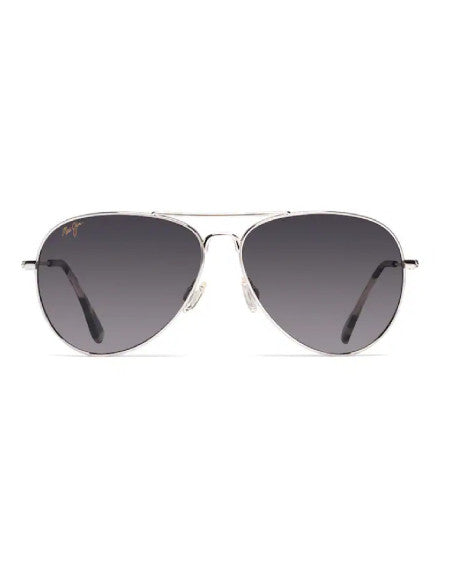 Maui Jim MJ-264 17 Mavericks Aviator Titanium Polarized Gray