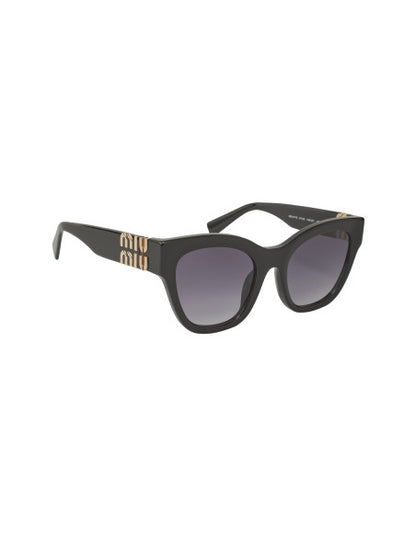 Miu Miu MU 01YS 1AB-5D1 Square shape Black Gold