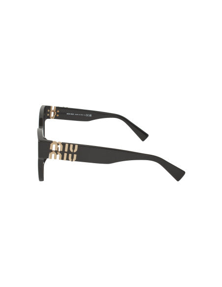 Miu Miu MU 01YS 1AB-5D1 Square shape Black Gold