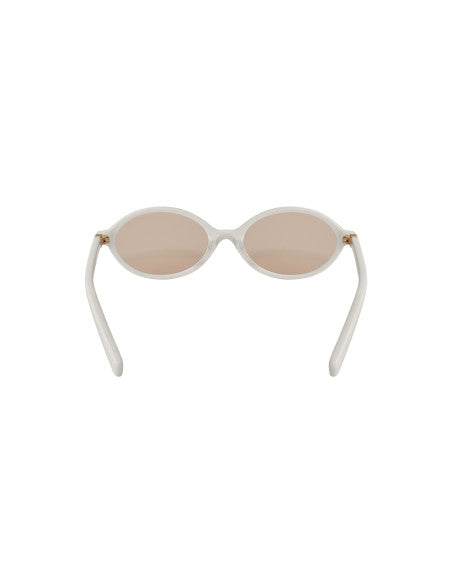 Miu Miu MU 04ZS 142-40D Oval Shape Pink White
