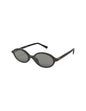 Miu Miu MU 04ZS 1AB-5S0 Oval Shape Black Gold