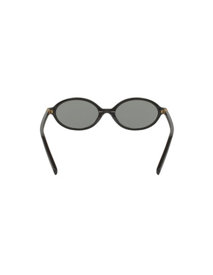 Miu Miu MU 04ZS 1AB-5S0 Oval Shape Black Gold