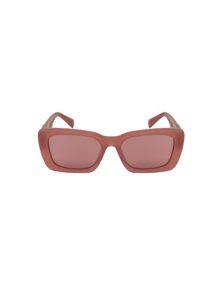 Miu Miu MU 07YS 10M-08S Square Shape Cognac Opal