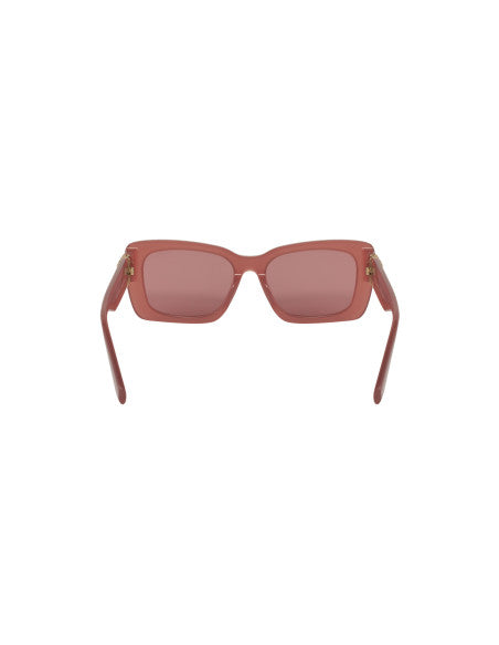 Miu Miu MU 07YS 10M-08S Square Shape Cognac Opal