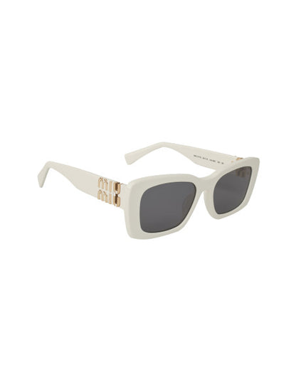 Miu Miu MU 07YS 142-5S0 Square Shape Gray White