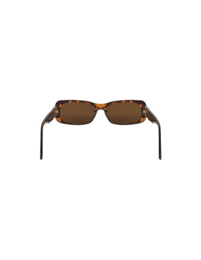 Miu Miu MU 08Z VAU-06B rectangle shape Tortoise Gold