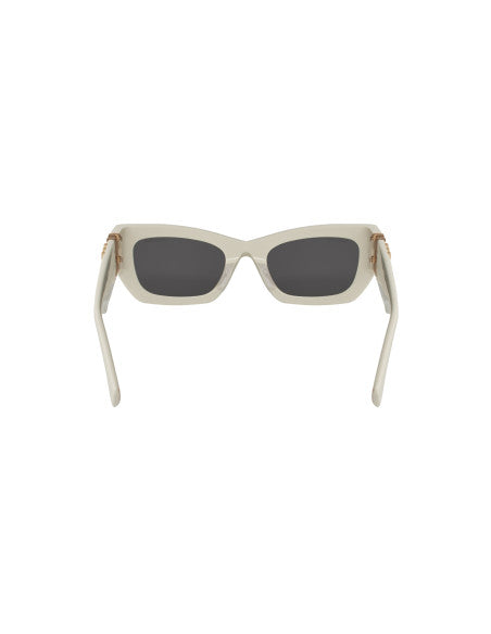 Miu Miu MU 09WS 142-5S0 Square Shape White Gold