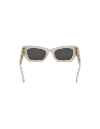 Miu Miu MU 09WS 142-5S0 Square Shape White Gold
