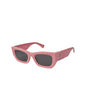 Miu Miu MU 09WS 18C-5S0 Square Shape Pink Black
