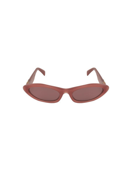 Miu Miu MU 09YS 10M-08S Oval Shape Cognac Opal