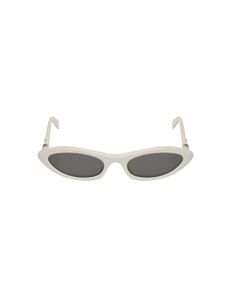 Miu Miu MU 09YS 142-5S0 Oval Shape White Black