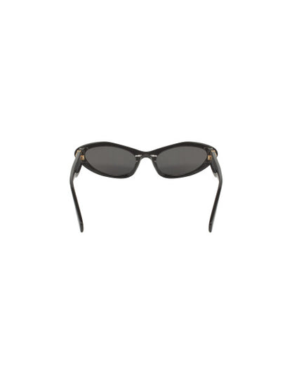 Miu Miu MU 09YS 1AB-5S0 Oval Shape Black Gold