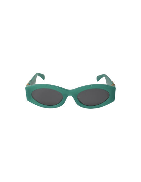 Miu Miu MU 11WS 15H-5S0 Oval Shape Green Dark