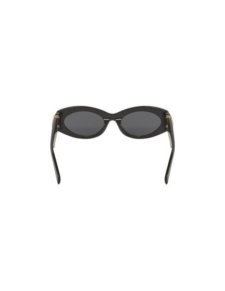 Miu Miu MU 11WS 1AB-5S0 Oval Shape Black Gold