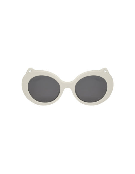 Miu Miu MU 11YS 142-5S0 Round Shape Black White