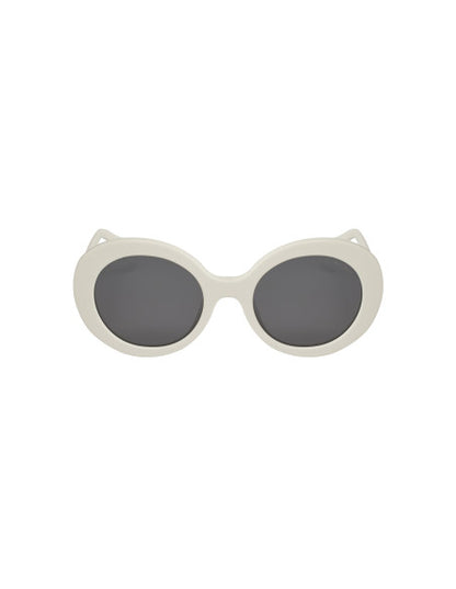 Miu Miu MU 11YS 142-5S0 Round Shape Black White