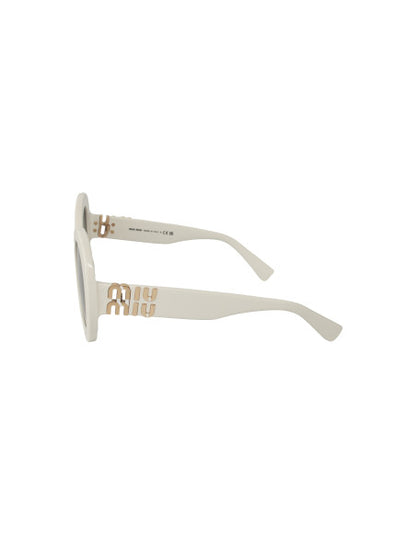 Miu Miu MU 11YS 142-5S0 Round Shape Black White