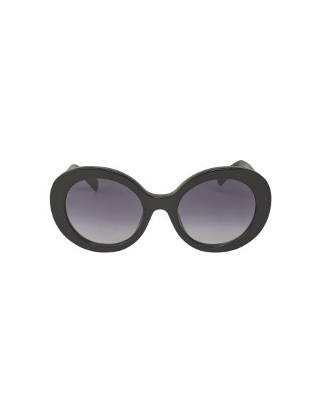 Miu Miu MU 11YS 1AB-5D1 Round Shape Black gold