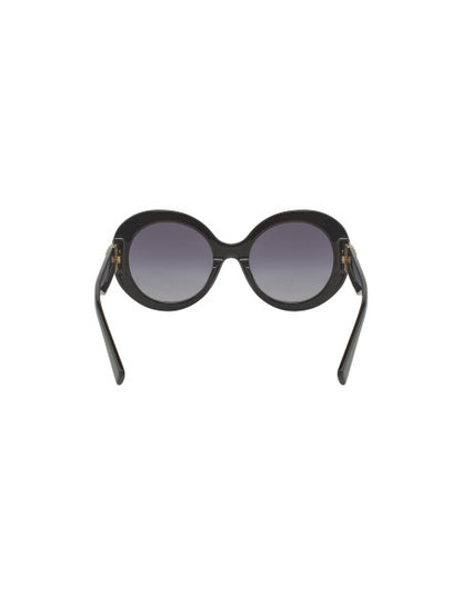 Miu Miu MU 11YS 1AB-5D1 Round Shape Black gold