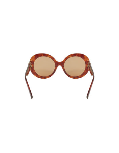 Miu Miu MU 11YS 4BW-2Z1 Round Shape Light havana