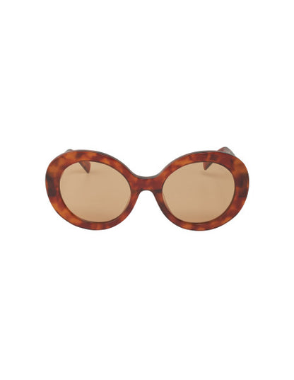 Miu Miu MU 11YS 4BW-2Z1 Round Shape Light havana