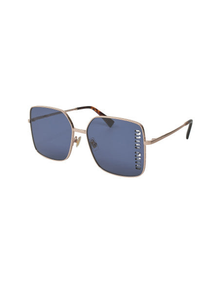 Miu Miu MU 51YS ZVF-1V1 Square Shape Gold Rose Blue