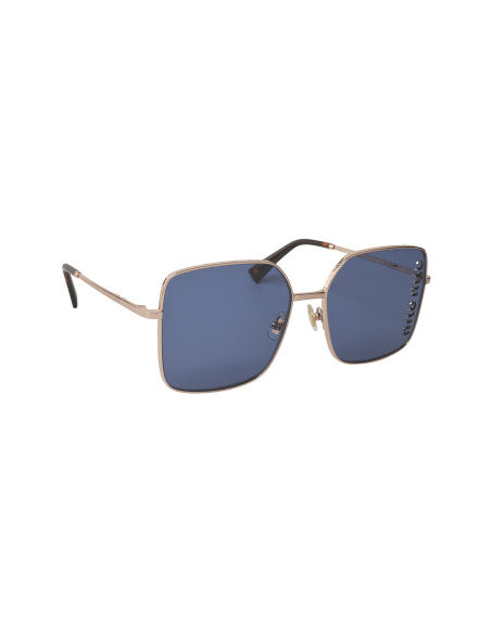 Miu Miu MU 51YS ZVF-1V1 Square Shape Gold Rose Blue